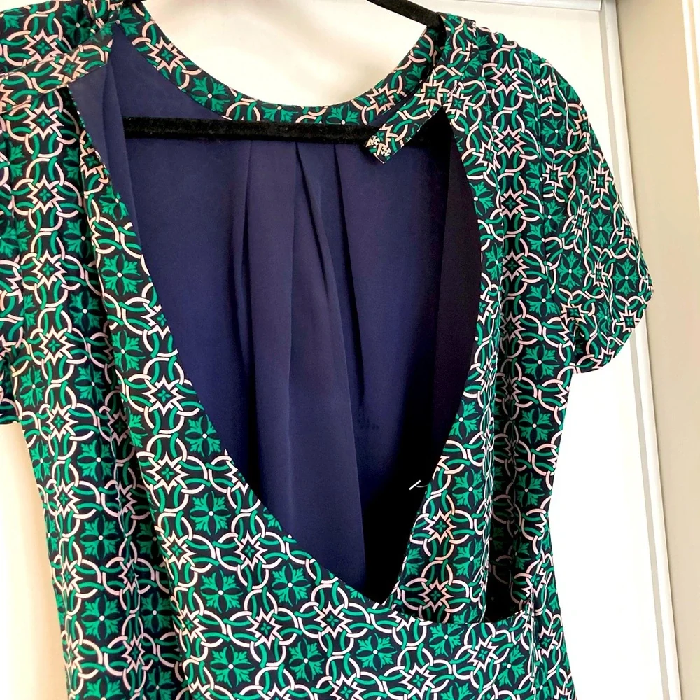 NWOT J. Crew Silk Swoop Dress - Picture 4 of 7